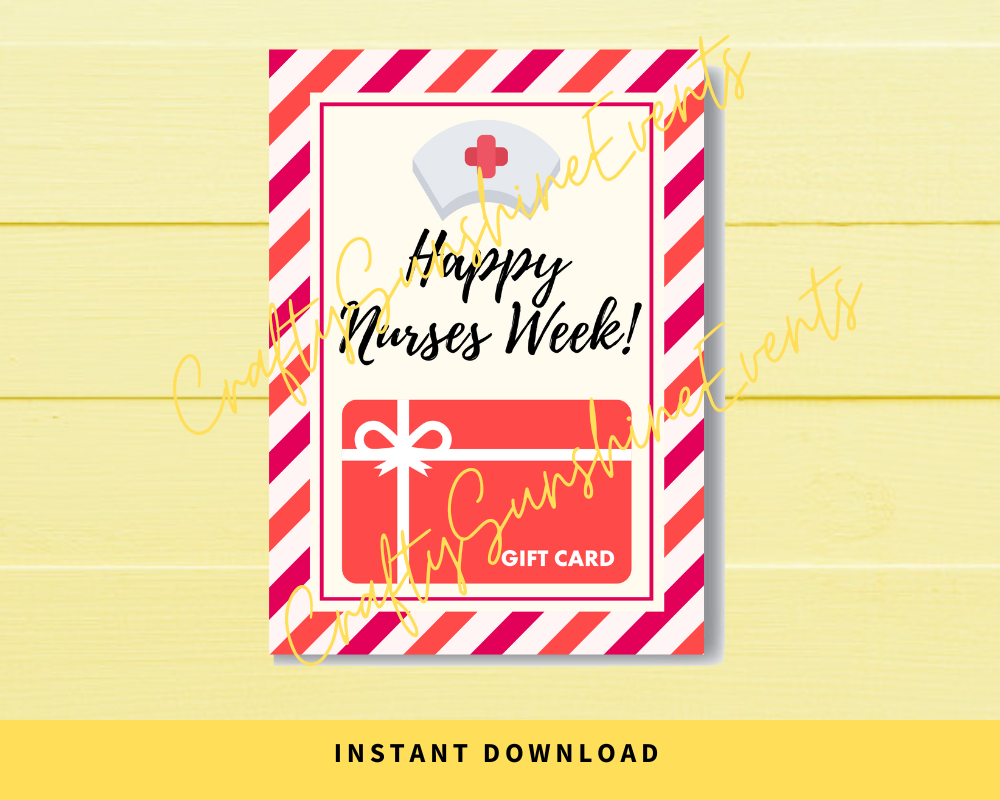 INSTANT DOWNLOAD Happy Nurses Week Gift Card Holder 5x7 – CraftySunshineEvents instant-download-happy-nurses-week-gift-card-holder-5x7-craftysunshineevents