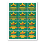 INSTANT DOWNLOAD Nacho Average Dad Square Gift Tags 2.5x2.5
