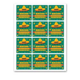 INSTANT DOWNLOAD Nacho Average Principal Square Gift Tags 2.5x2.5