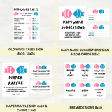 DIGITAL DOWNLOAD ONLY Fish Themed Gender Reveal Bundle Set
