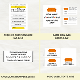 DIGITAL DOWNLOAD ONLY Friends Themed Teachers & Staff Appreciation Week Bundle