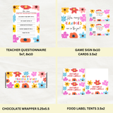 DIGITAL DOWNLOAD ONLY Floral Themed Teachers & Staff Appreciation Week Bundle Set