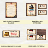 DIGITAL DOWNLOAD ONLY Pirate Themed Teachers & Staff Appreciation Week Bundle Set