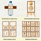 DIGITAL DOWNLOAD ONLY S'mores Themed Teachers & Staff Appreciation Week Bundle Set