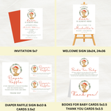 Editable Christmas A Little Deer Is Almost Here Baby Shower Bundle Set | Christmas Theme | Instant Download | Edit With Canva