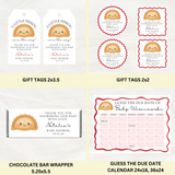 Editable Polish A Little Pierog Is On the Way Baby Shower Bundle Set | Instant Download | Edit With Canva