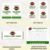 DIGITAL DOWNLOAD ONLY Football Themed Baby Shower Bundle Set