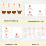Editable Love At First Spritz Bridal Shower Bundle Set | Aperol Spritz Theme | Instant Download | Canva Template