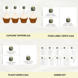 Editable Love Is Brewing Bridal Shower Bundle Set | Halloween Theme | Instant Download | Canva Template