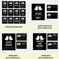 Editable She Found Her Boo Bridal Shower Bundle Set | Halloween Ghost Theme | Instant Download | Canva Template