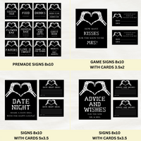 Editable Til Death Do Us Part Bridal Shower Bundle Set | Halloween Theme | Instant Download | Canva Template