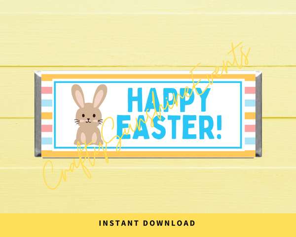 INSTANT DOWNLOAD Happy Easter Chocolate Bar Wrappers