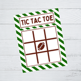 INSTANT DOWNLOAD Football Tic Tac Toe Game Cards