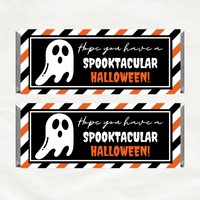INSTANT DOWNLOAD Hope You Have A Spooktacular Halloween Chocolate Wrapper