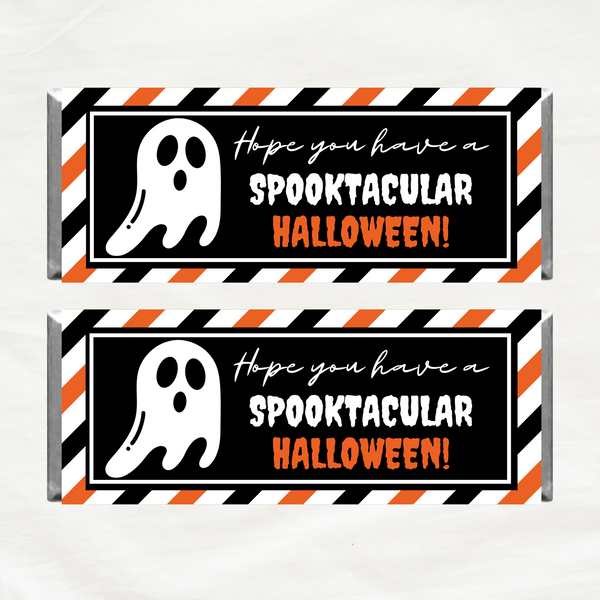 INSTANT DOWNLOAD Hope You Have A Spooktacular Halloween Chocolate Wrapper