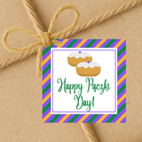 INSTANT DOWNLOAD Happy Paczki Day Square Gift Tags 2.5x2.5