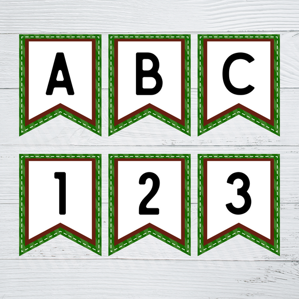 INSTANT DOWNLOAD Football Themed Banner 5x6