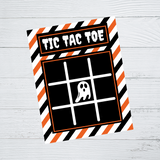 INSTANT DOWNLOAD Halloween Ghost Tic Tac Toe Game Cards