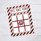 INSTANT DOWNLOAD Halloween Fangs Tic Tac Toe Game Cards