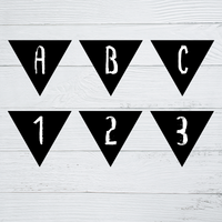 INSTANT DOWNLOAD Printable Halloween Ghost Themed Banner 5.5x4.8