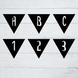 INSTANT DOWNLOAD Printable Halloween Ghost Themed Banner 5.5x4.8