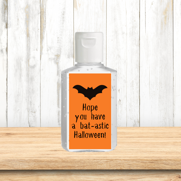 INSTANT DOWNLOAD Hope You Have A Bat-astic Halloween Hand Sanitizer Labels