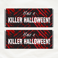 INSTANT DOWNLOAD Have A Killer Halloween Chocolate Bar Wrappers