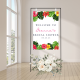 DIGITAL DOWNLOAD ONLY Tropical Paradise Bridal Shower Welcome Sign