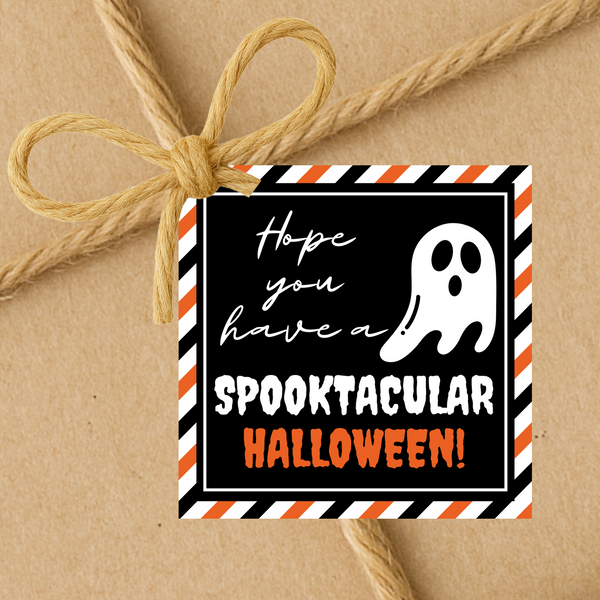 INSTANT DOWNLOAD Hope You Have A Spooktacular Halloween Gift Tags