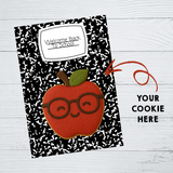 INSTANT DOWNLOAD Welcome Back To School Notebook Cookie Cards 3.5x5