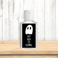 INSTANT DOWNLOAD Say Boo To Germs Halloween Hand Sanitizer Labels