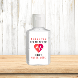 INSTANT DOWNLOAD Thank You For All You Do Happy Nurses Week Hand Sanitizer Labels