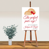DIGITAL DOWNLOAD ONLY The Perfect Pair-ogi Engagement Bridal Shower Wedding Welcome Sign