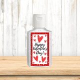 INSTANT DOWNLOAD Happy Valentine's Day Hand Sanitizer Labels