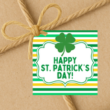 INSTANT DOWNLOAD Happy St. Patrick's Day Gift Tags 2.5x2.5