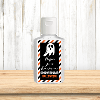 INSTANT DOWNLOAD Hope You Have A Spooktacular Halloween Hand Sanitizer Labels