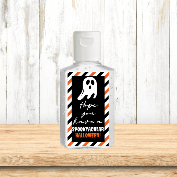 INSTANT DOWNLOAD Hope You Have A Spooktacular Halloween Hand Sanitizer Labels