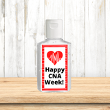 INSTANT DOWNLOAD Happy CNA Week Hand Sanitizer Labels