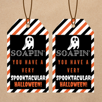 INSTANT DOWNLOAD Soapin' You Have A Very Spooktacular Halloween Gift Tags