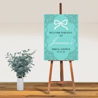 Editable Bride & Co Bridal Shower Welcome Sign | Instant Download | 18x24, 24x36 Canva Template