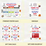 DIGITAL DOWNLOAD ONLY Sports Themed Teachers & Staff Appreciation Week Bundle Set