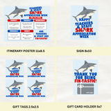 DIGITAL DOWNLOAD ONLY Shark Themed Teachers & Staff Appreciation Week Bundle Set