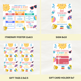 DIGITAL DOWNLOAD ONLY Beach Themed Teachers & Staff Appreciation Week Bundle Set