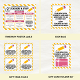 DIGITAL DOWNLOAD ONLY School Themed Teachers & Staff Appreciation Week Bundle Set