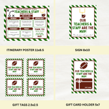 DIGITAL DOWNLOAD ONLY Football Themed Teachers & Staff Appreciation Week Bundle Set