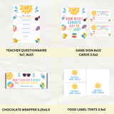 DIGITAL DOWNLOAD ONLY Beach Themed Teachers & Staff Appreciation Week Bundle Set