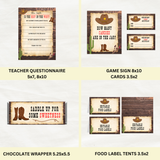 DIGITAL DOWNLOAD ONLY Western Themed Teachers & Staff Appreciation Week Bundle Set