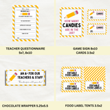 DIGITAL DOWNLOAD ONLY School Themed Teachers & Staff Appreciation Week Bundle Set