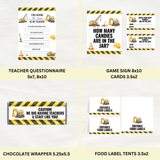 DIGITAL DOWNLOAD ONLY Construction Themed Teachers & Staff Appreciation Week Bundle Set