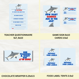 DIGITAL DOWNLOAD ONLY Shark Themed Teachers & Staff Appreciation Week Bundle Set